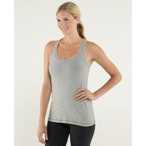 Lululemon Modern Racerback Tank Hyper Stripe Angel Wing US 4